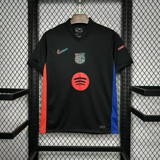 Camisa Barcelona Away 24/25 Nike Torcedor Masculina - Preto